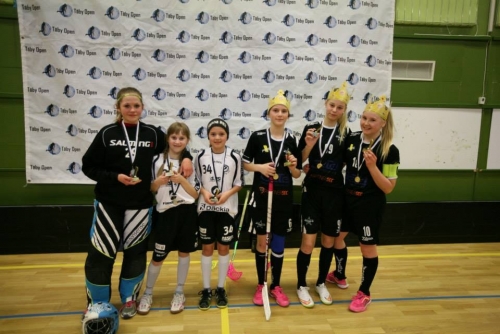 F02 - All Star Team 2015 - Målvakt: Emma Råvik, Täby FC F03 Vit, Utespelare: Sofia Melander och Hanna Englund, Täby FC F03 Vit, Linnea Jernberg, Elina Hägerström och Emma Hallin, Vallentuna IBK