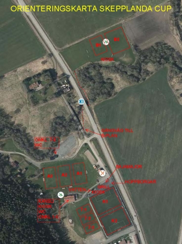 Orienteringskarta Skepplanda Cup 2016